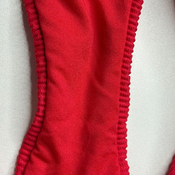 Seafolly Florence Textured Ribbed Two Piece Swimsuit Purple/Red Women 6 NWOT - Picture 9 of 9